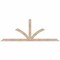 Ekena Millwork Richland Smooth Timber Gable Bracket, Douglas Fir, 84"W x 31"H x 1 1/2"D x 3 1/2"F, 9/12 Pitch GBW084X31X0204RIC00SDF - alternate 1